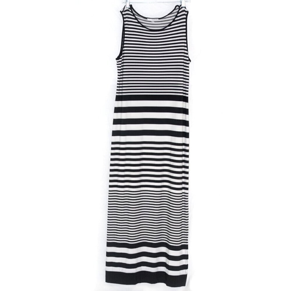 Studio One New York Womens Medium Maxi Dress Stripes Beach Cover up EUC